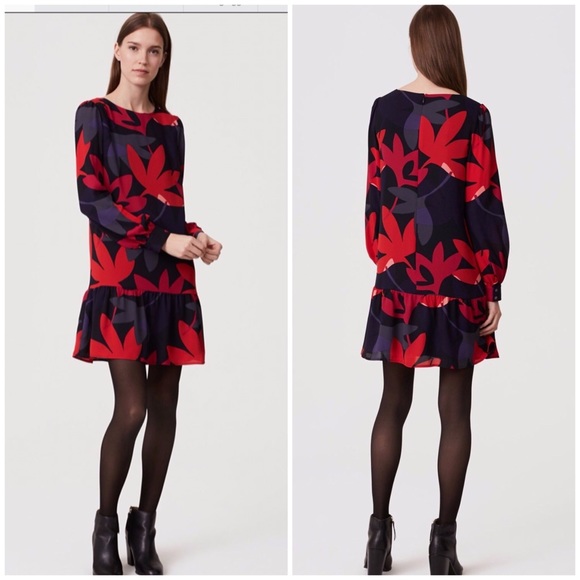 LOFT Dresses & Skirts - ANN TAYLOR LOFT XXSP DROP WAIST DRESS
